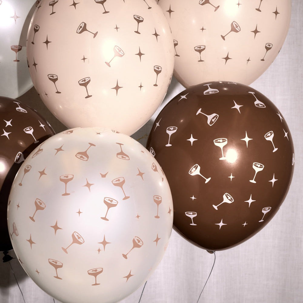 Espresso Martini Latex Balloon Set