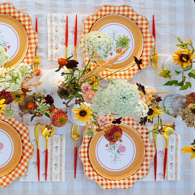 Cozy Fall Florals Large Napkins