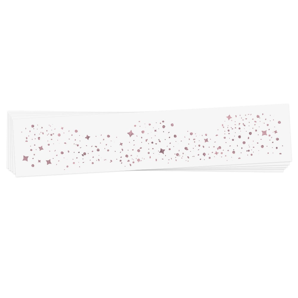 Pink Glitter Freckles Temporary Tattoos