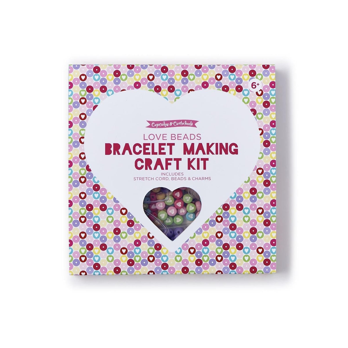 Heart Beads Bracelet Craft Kit
