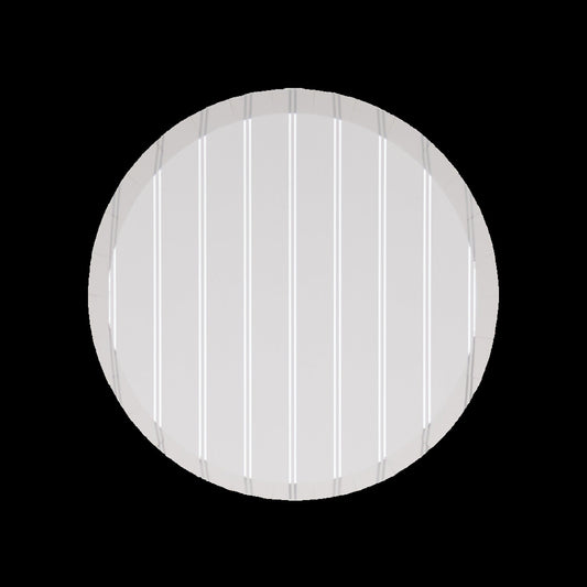 Silver Signature Stripe Small Plates