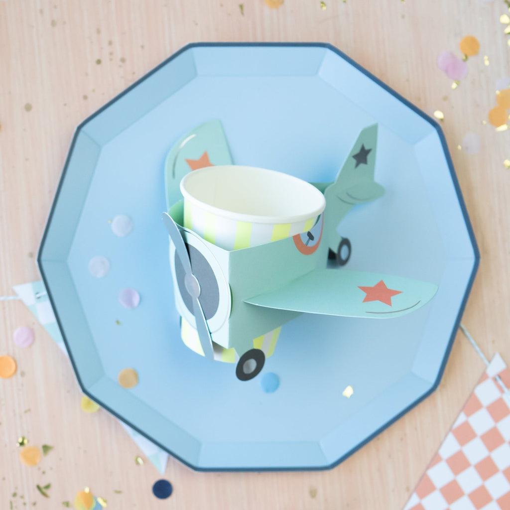 Vintage Airplane Cups