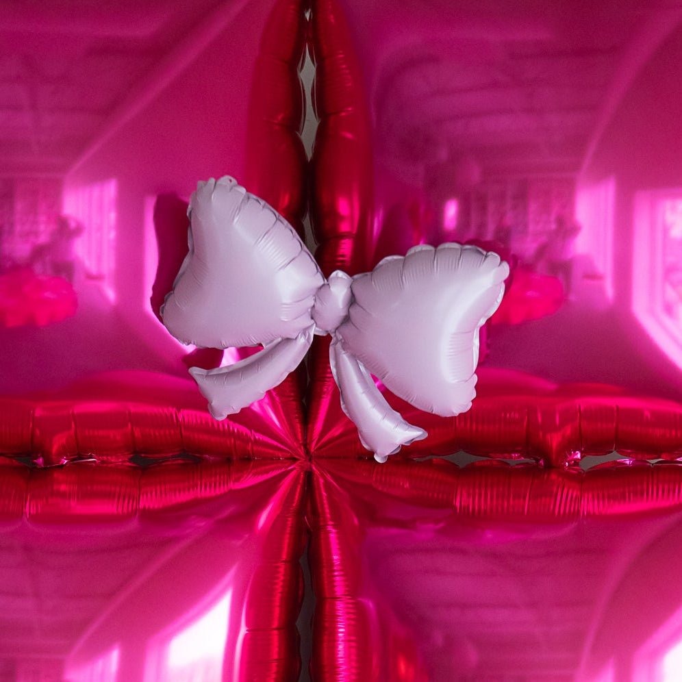Lilac Bow Foil Balloon