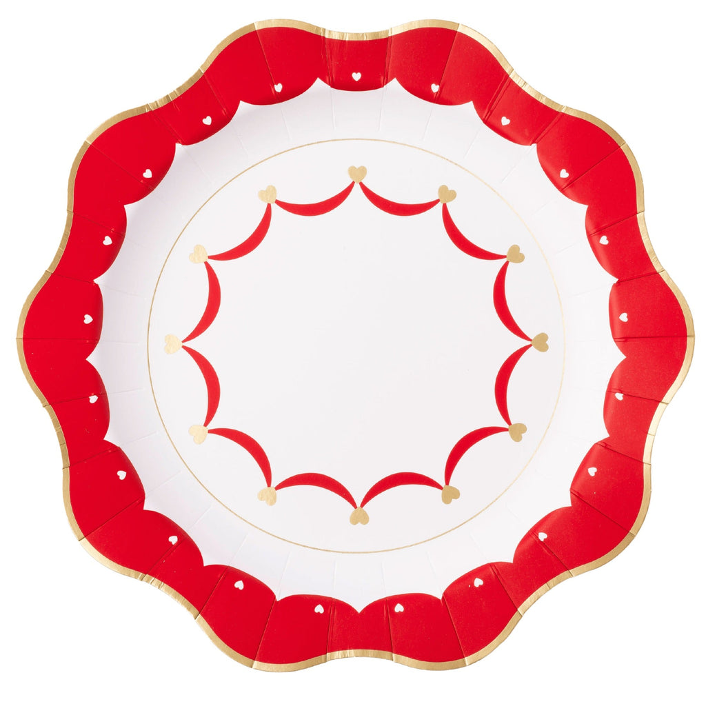 Elegant Valentine Dinner Plates