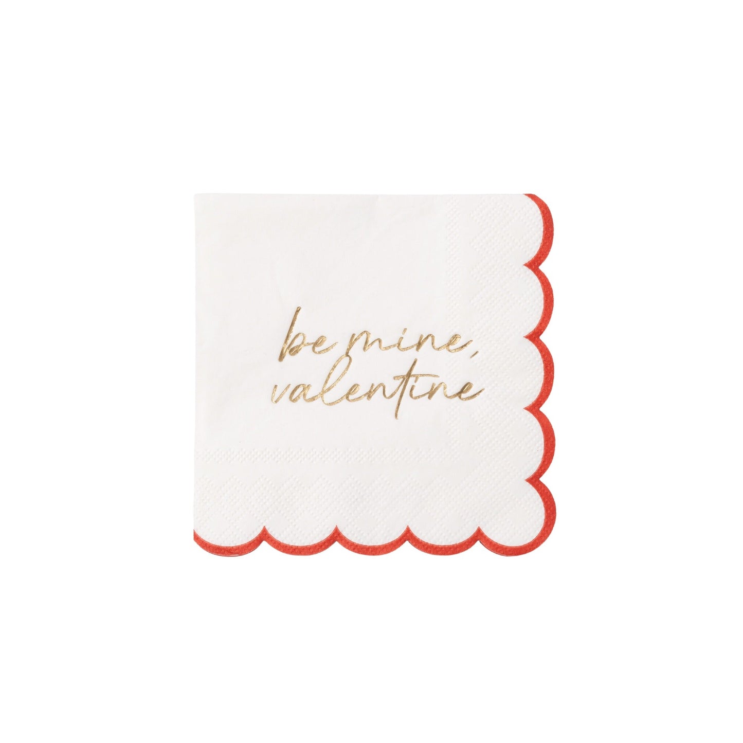 'be Mine, Valentine' Cocktail Napkins