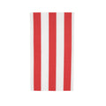 Cherry Red Signature Cabana Stripe Guest Towels