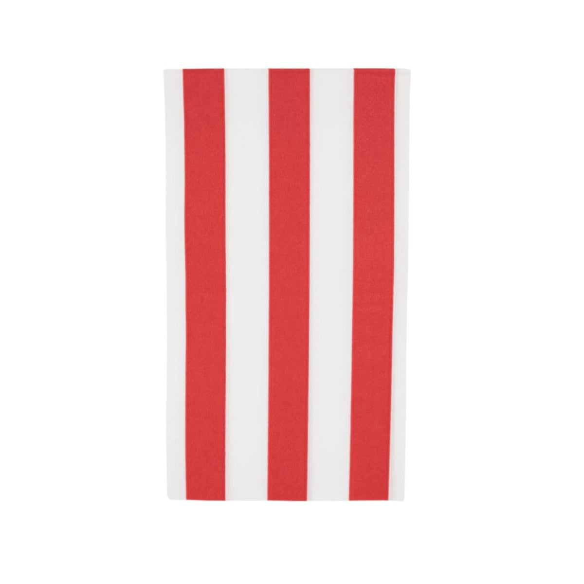 Cherry Red Signature Cabana Stripe Guest Towels