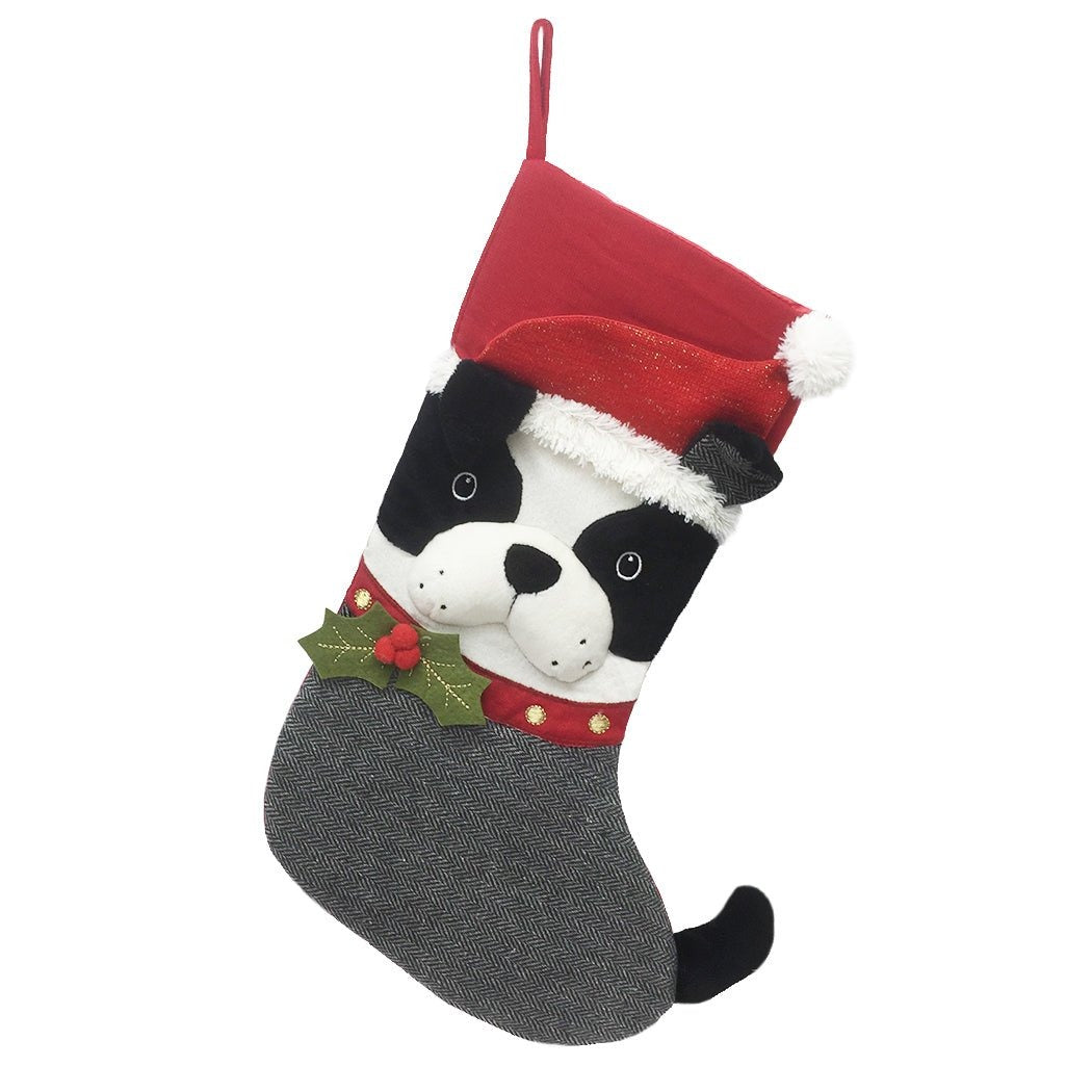 Frenchie Clause Stocking by Mon Ami
