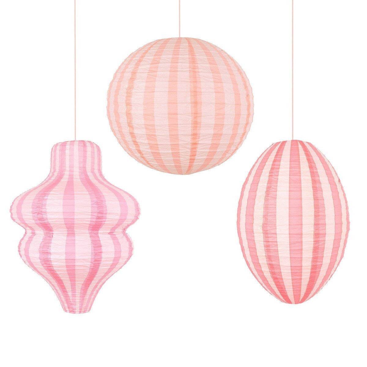 Pink Hanging Lanterns
