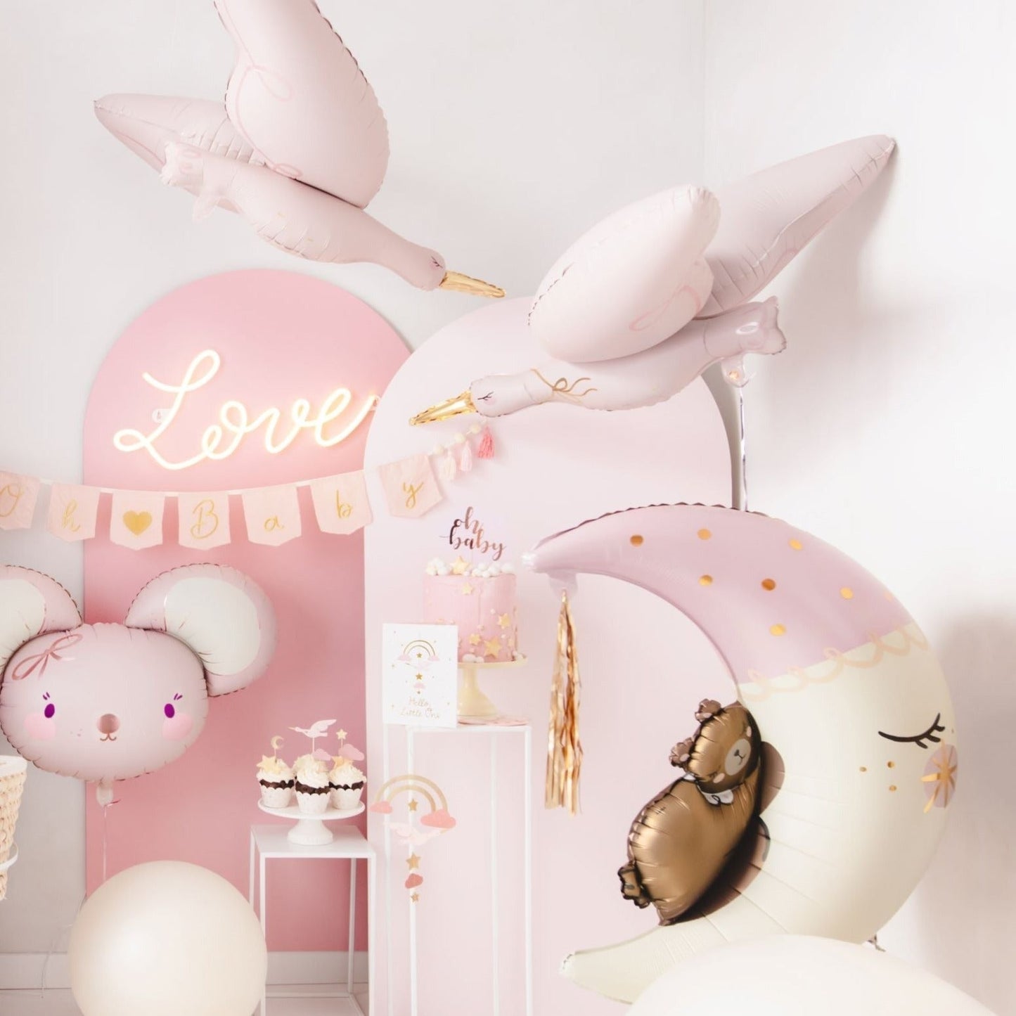 Teddy Bear Moon Balloon
