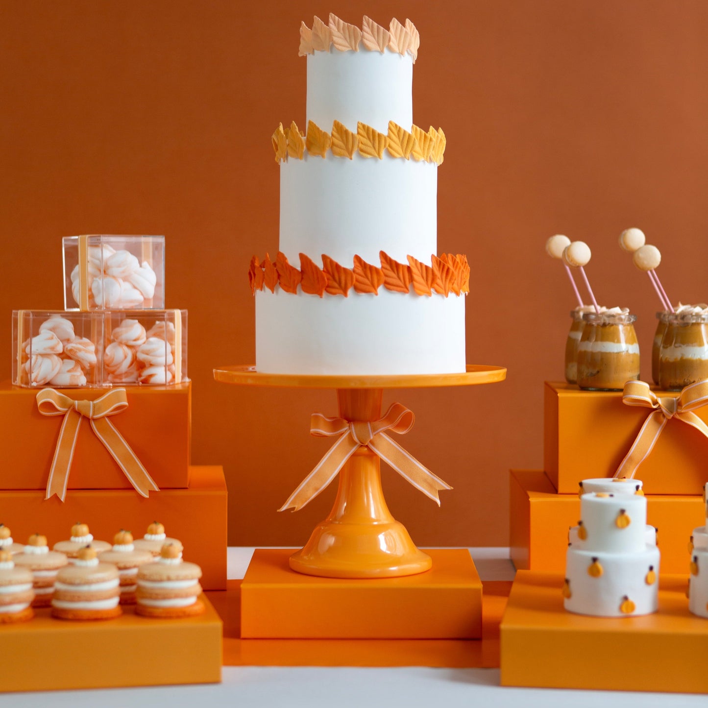 Orange Display Box Risers