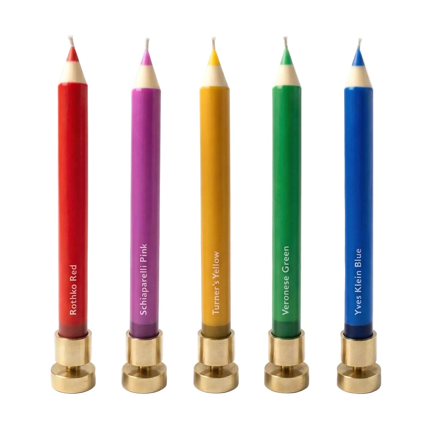 Multicolor Pencil Taper Candles