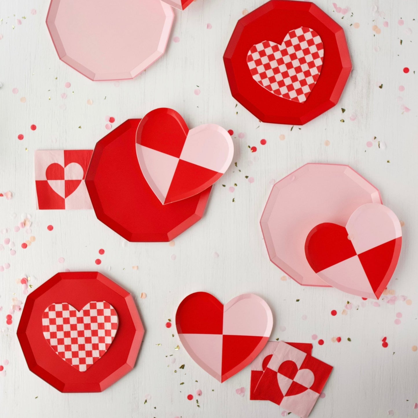 Check Mate Heart Large Napkins