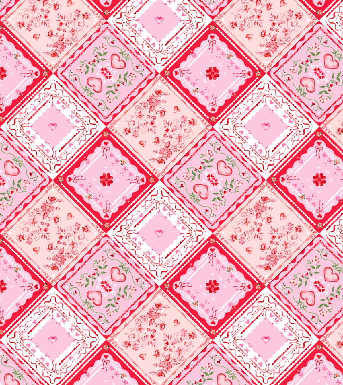 Cupid's Quilt Patchwork Table Runner