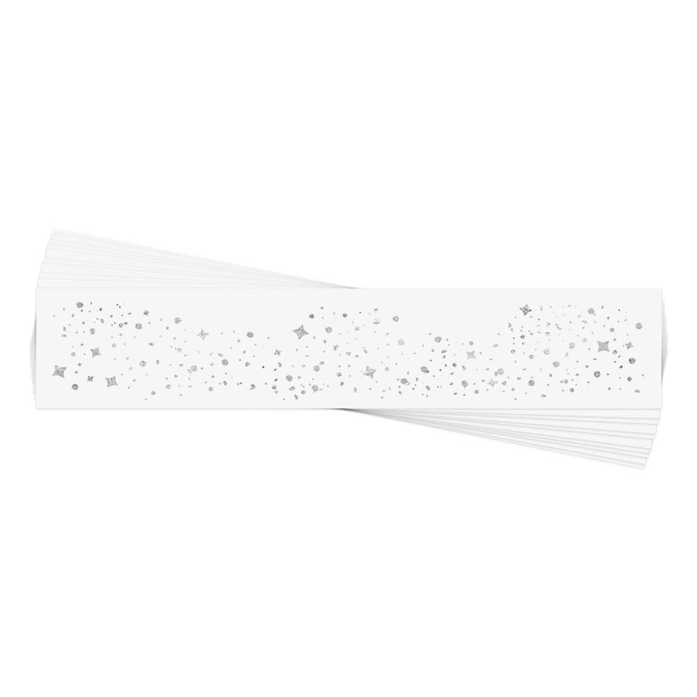 Silver Glitter Freckles Temporary Tattoos