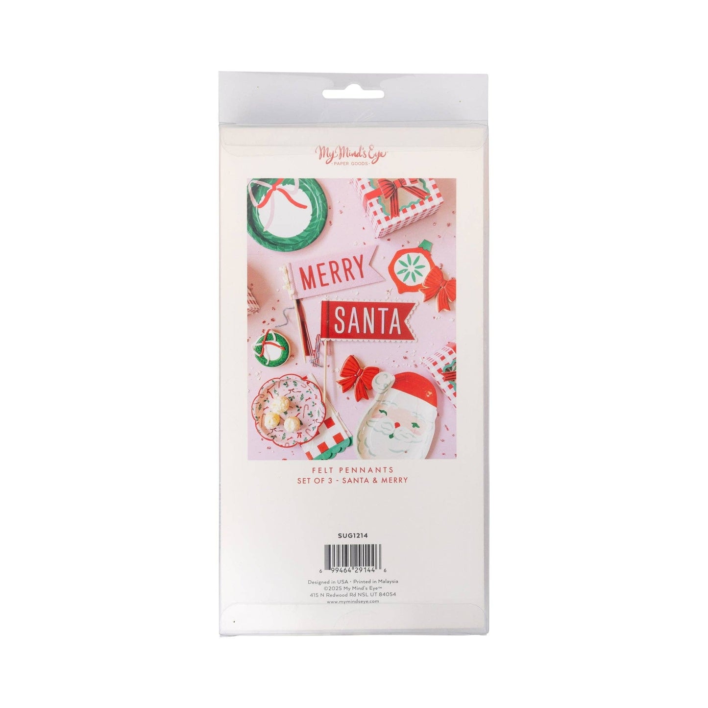 Santa Felt Pennant Set