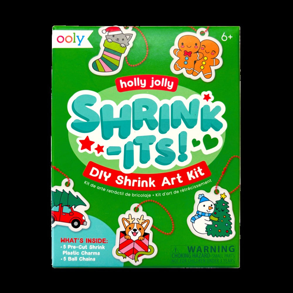 Holly Jolly DIY Shrink Art Kit