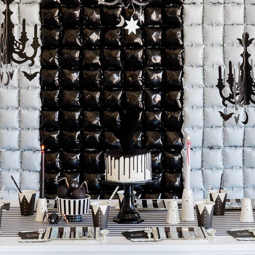 Large Ink Black Melamine Cake Stand