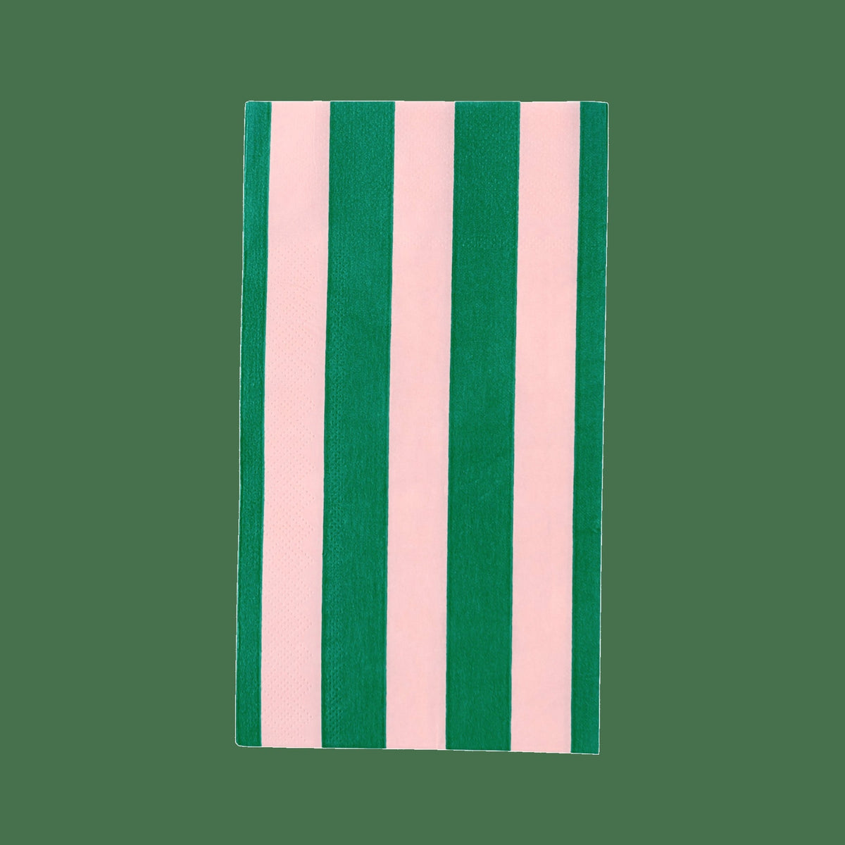 Pink & Green Signature Cabana Stripe Guest Towels