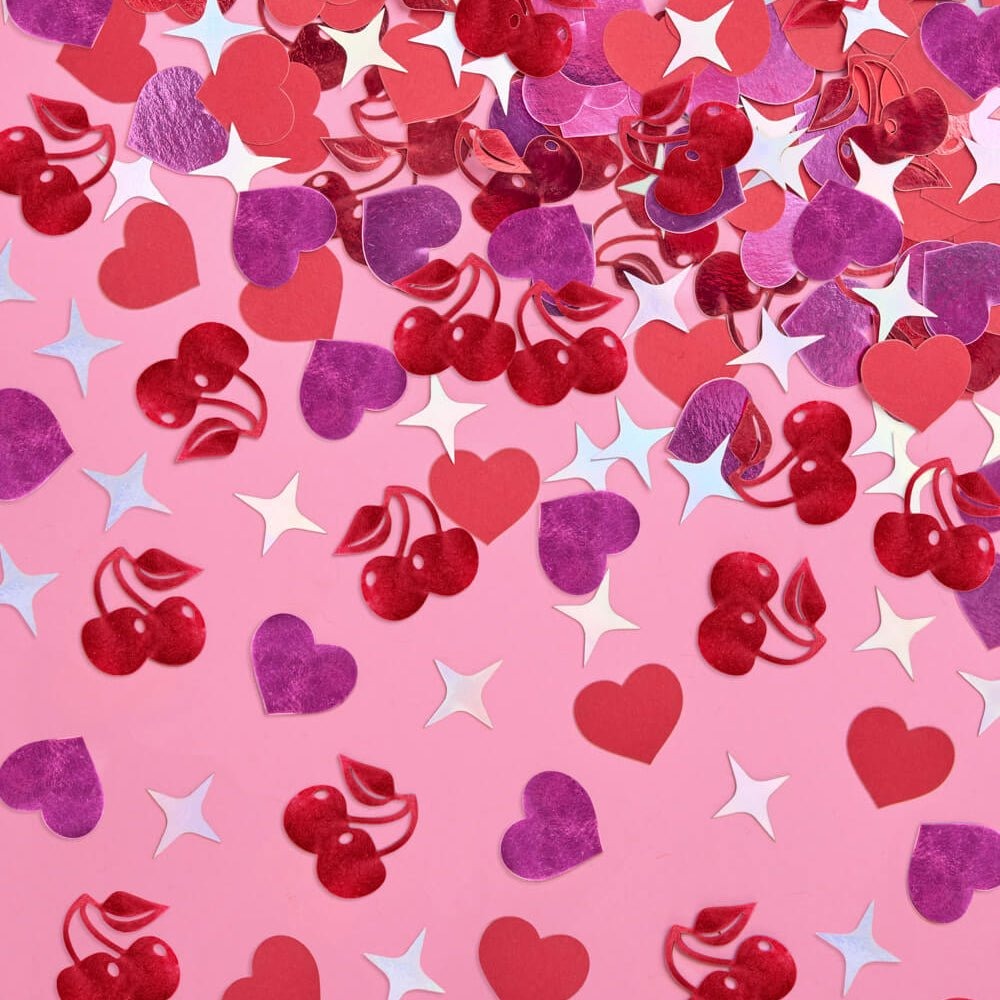 Cherry Heart Confetti