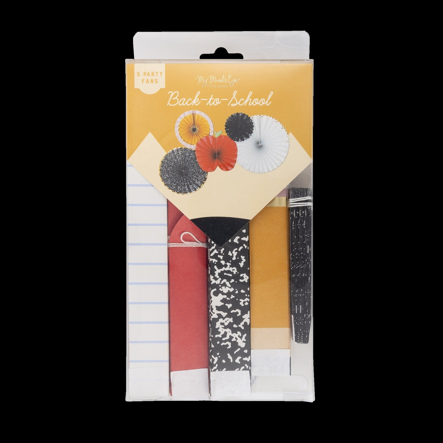 Back to School Party Fan Set