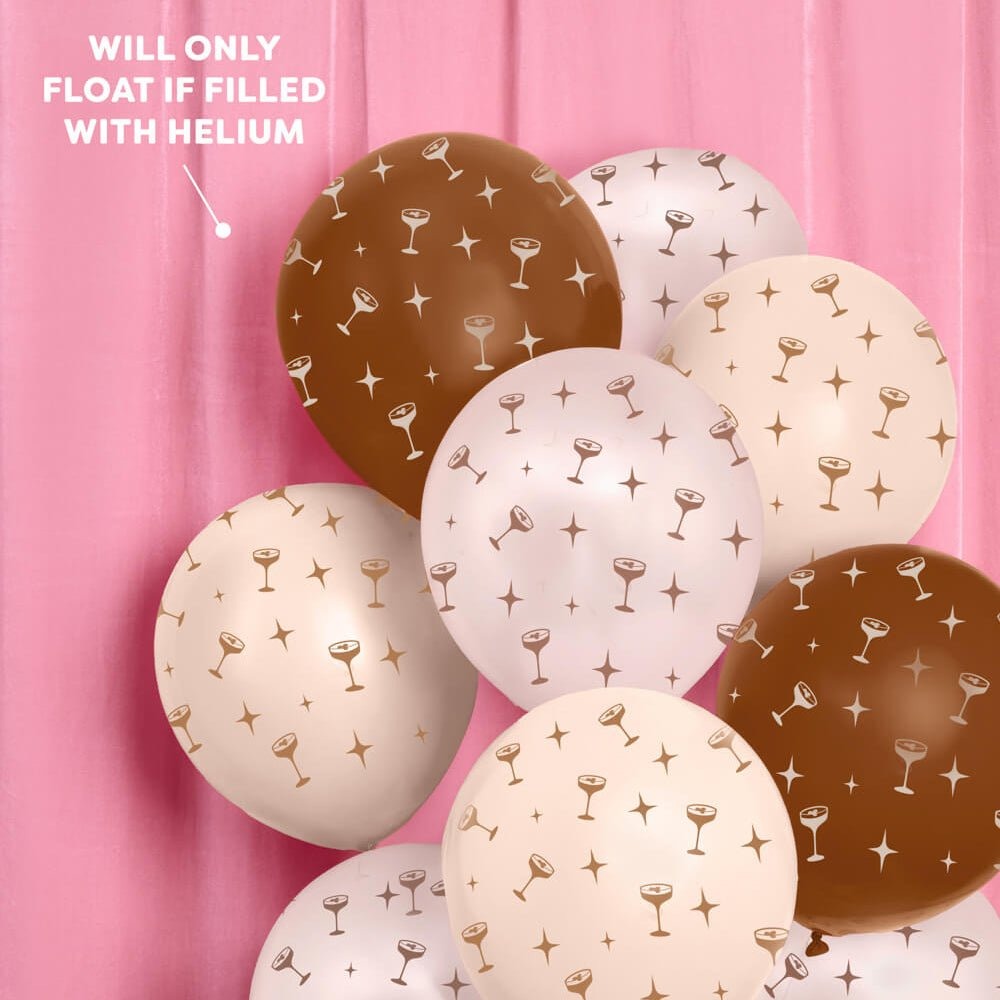 Espresso Martini Latex Balloon Set