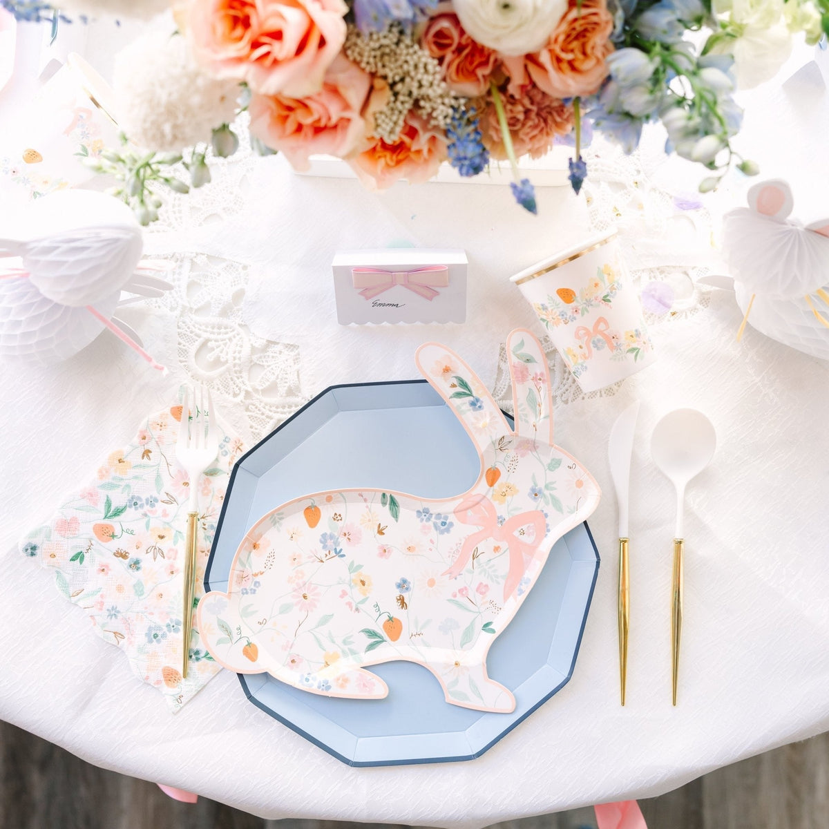 Elegant Floral Cups