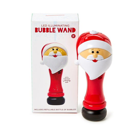 Santa Light-Up Bubble Wand