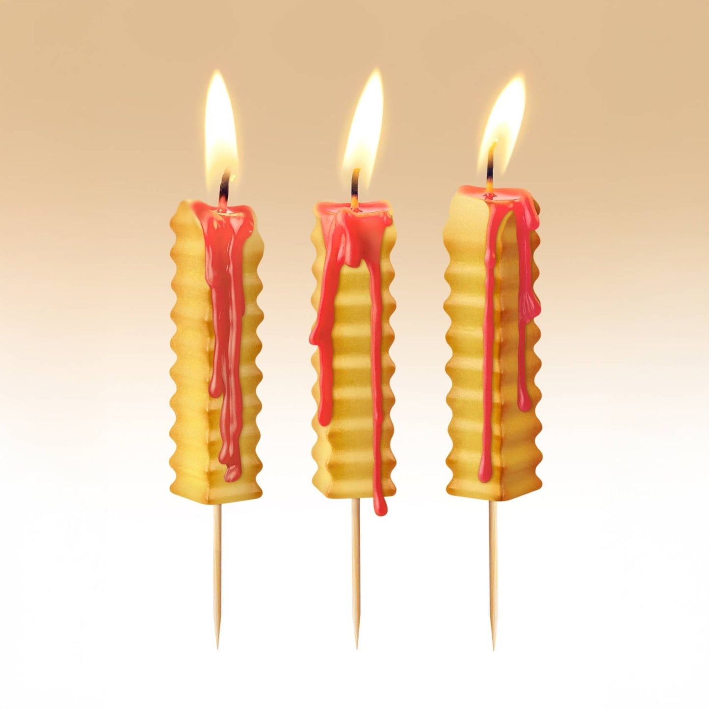 French Fry Birthday Candles