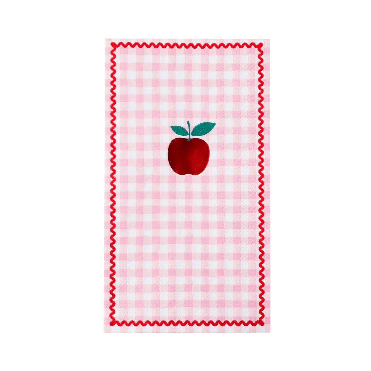 Gingham Apple Guest Towels