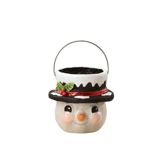 Bethany Lowe Holly Hat Snowman - Small