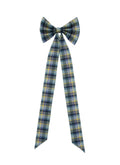Maine Plaid Multicolor Fabric Bow