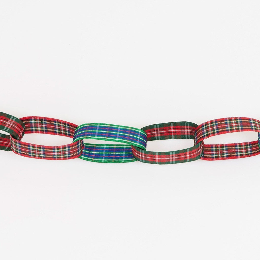 Plaid Chain Link Garland