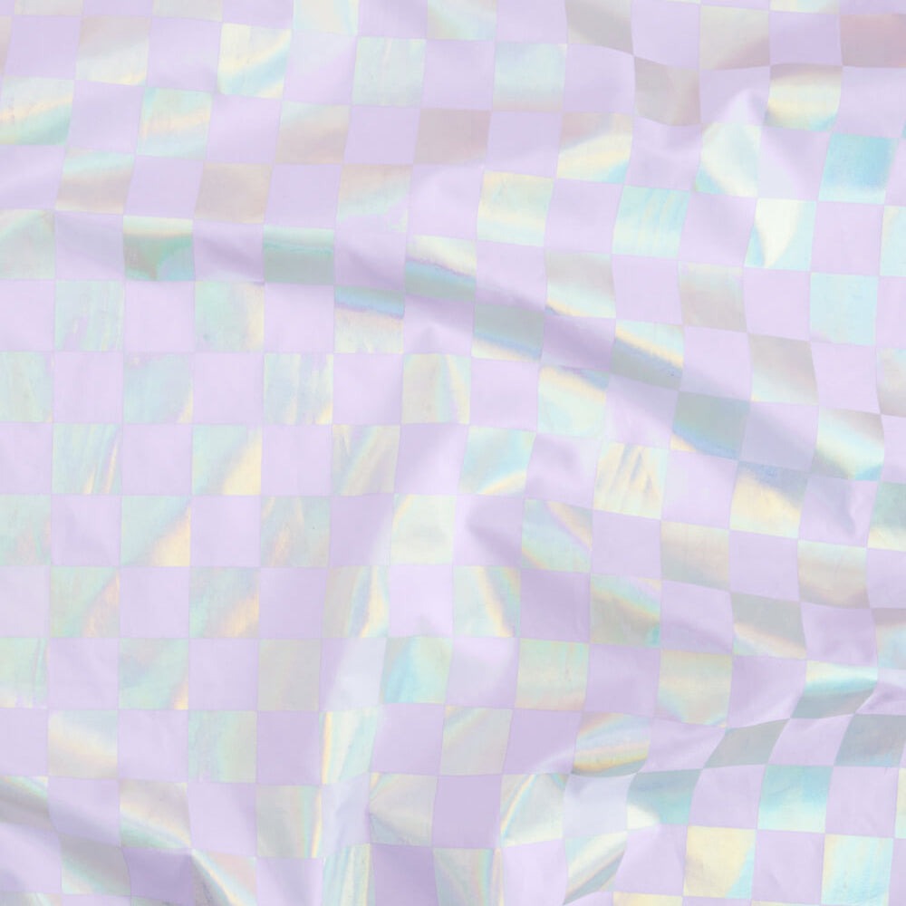 Iridescent Checker Table Cover