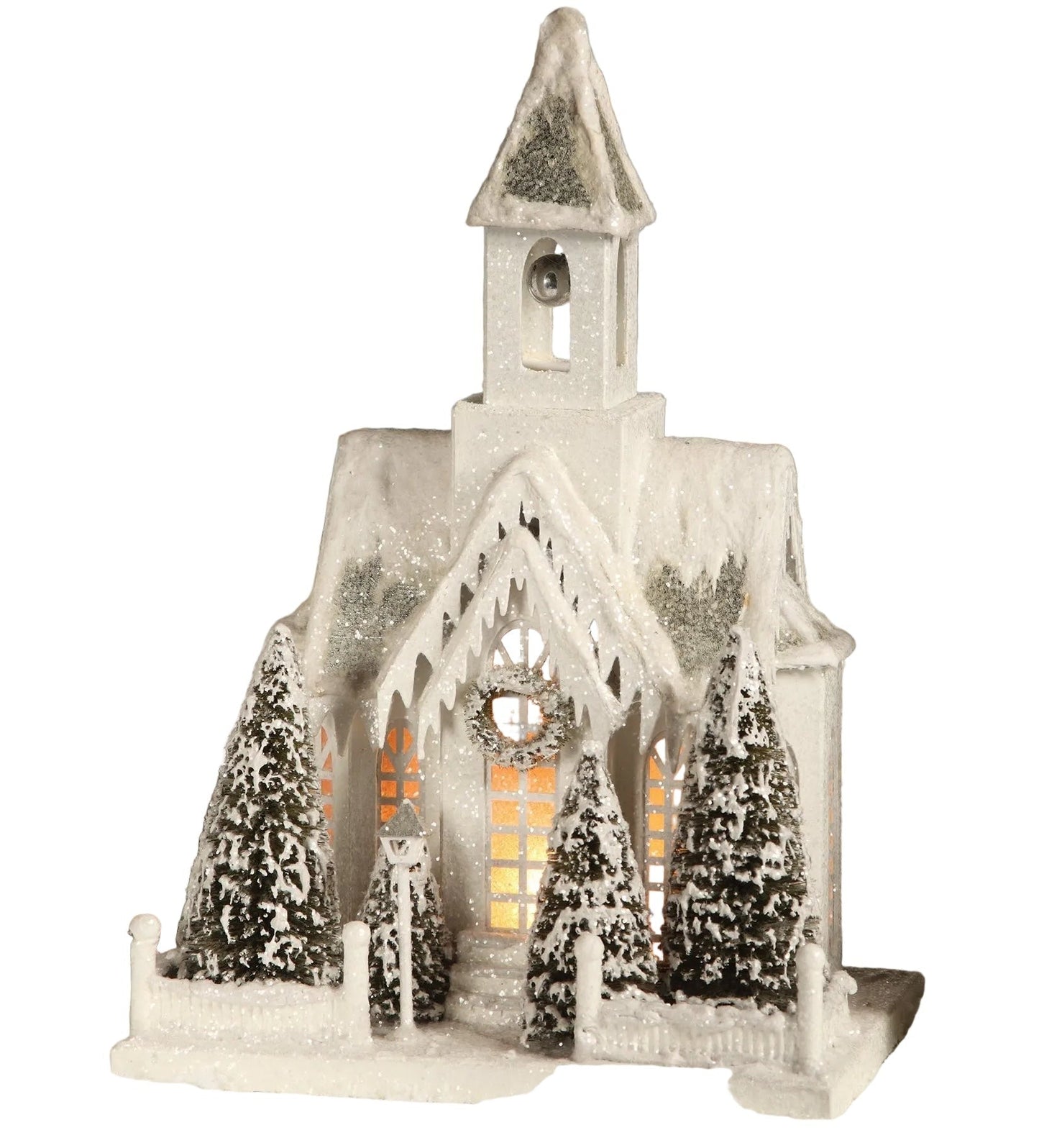 Bethany Lowe Large Ivory Church