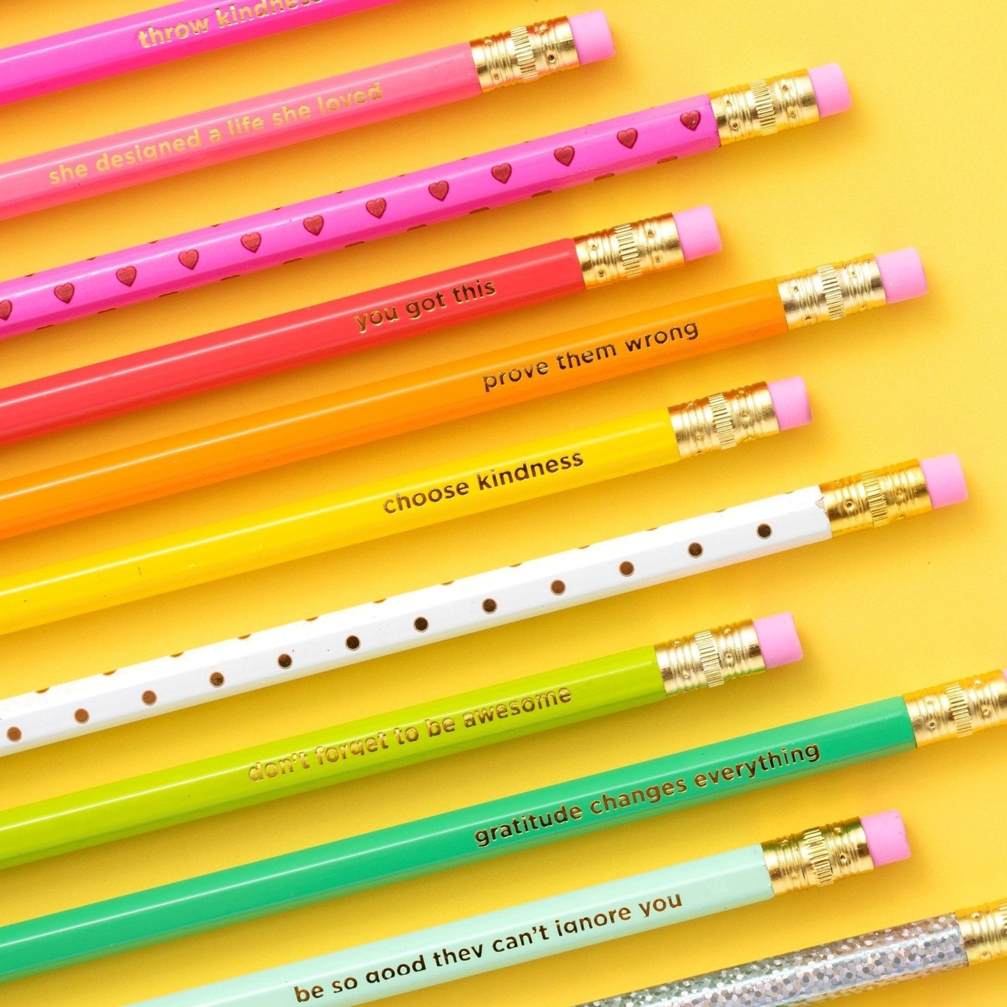 Motivational Pencil Set