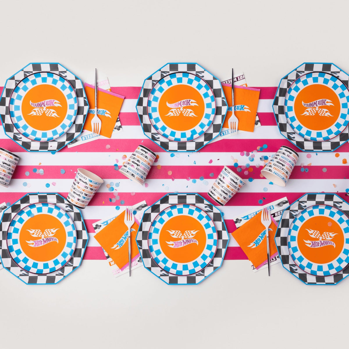 Haute Pink Signature Cabana Stripe Table Runner