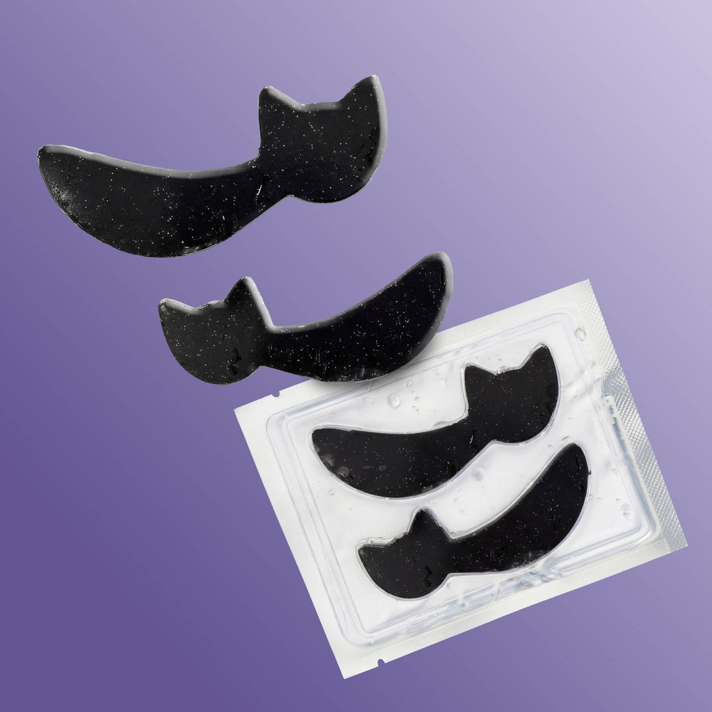 Black Cat Halloween Under Eye Patches