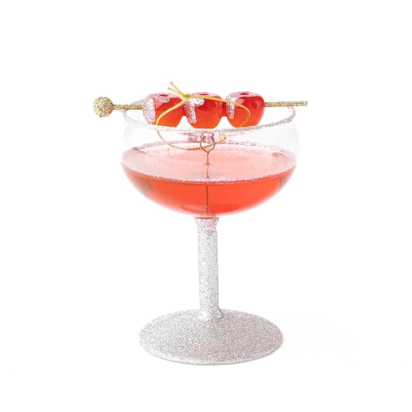 Dirty Shirley Glass Ornament