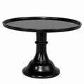 Large Black Noir Pedestal Melamine Cake Stand