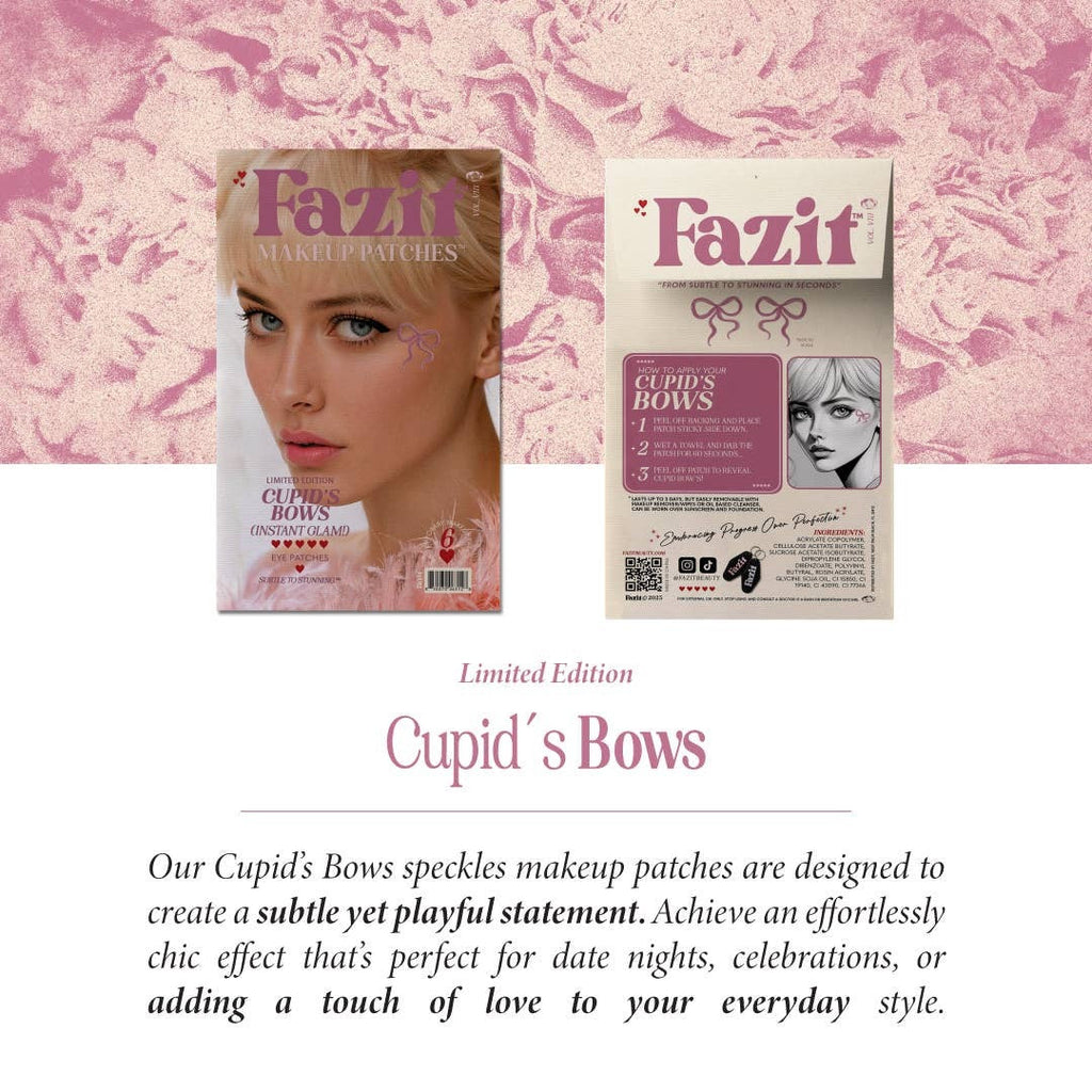 Pink Bow Makeup Patches