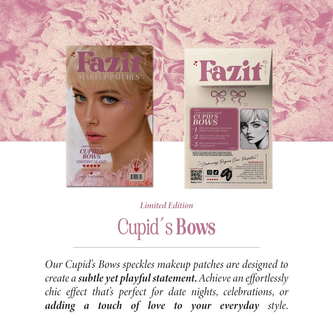Pink Bow Makeup Patches