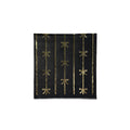 Black Noir & Gold Signature Bow Small Napkins