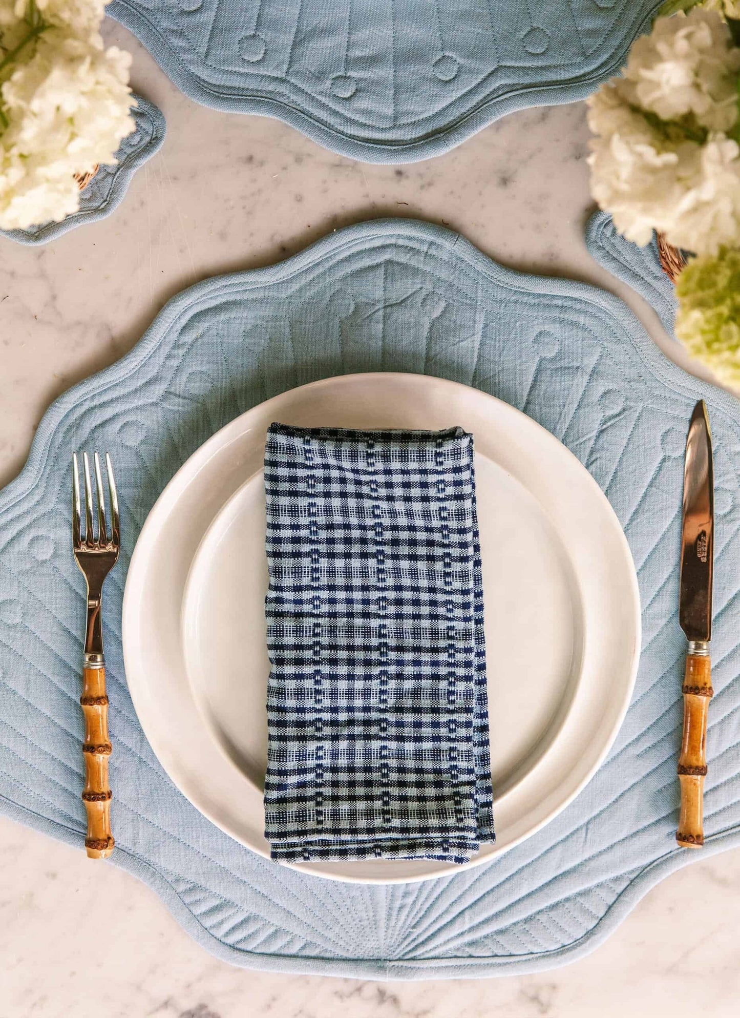 Soho Two Toned Indigo Blue Napkins