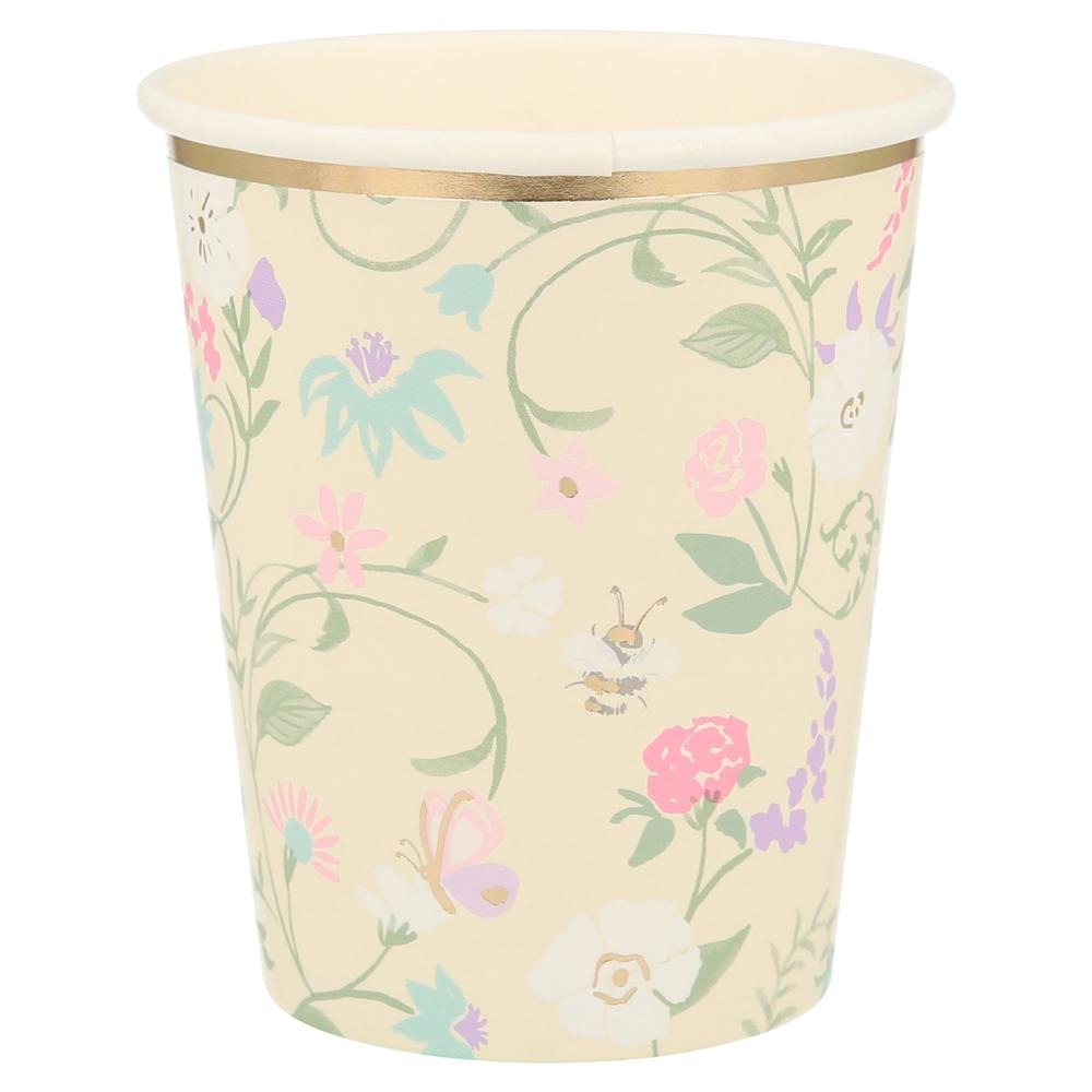 Meri Meri X Laduree Paris Floral Party Cups
