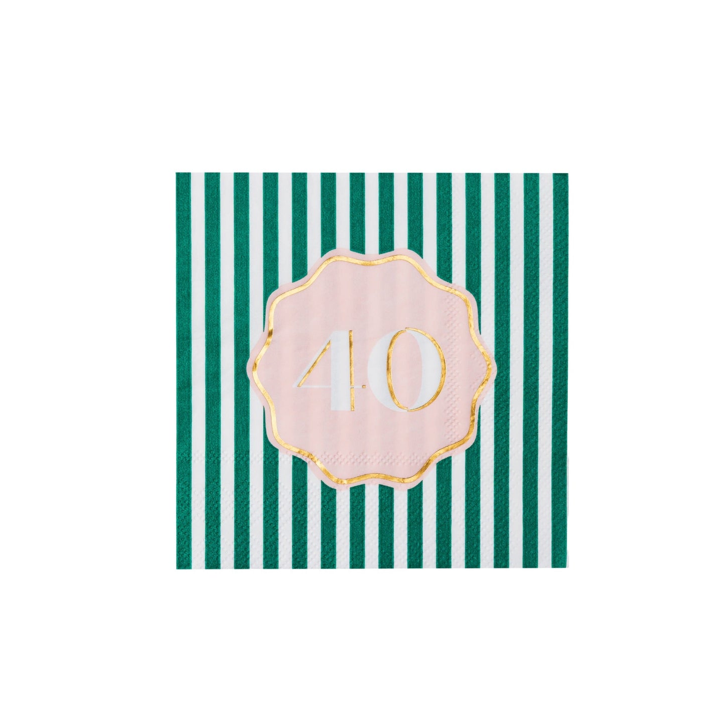 40th Birthday Cocktail Napkins