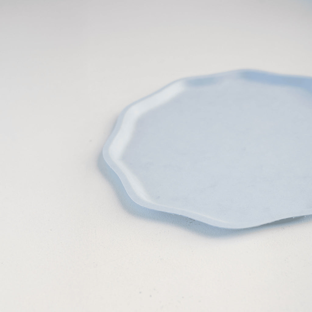 Sky Blue Compostable Dinner Plates