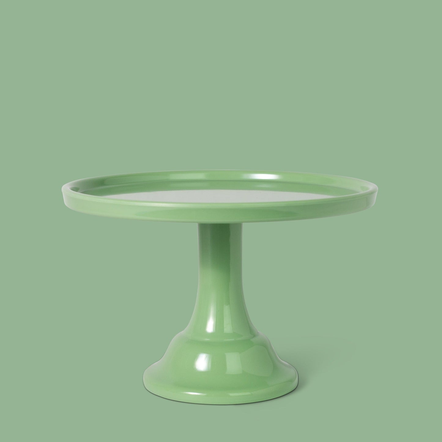Small Sage Green Melamine Cake Stand
