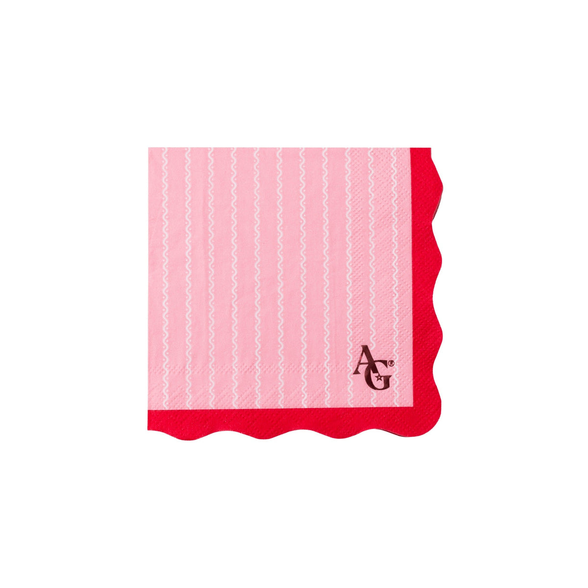 American Girl® X Bonjour Fete Pink Logo Small Napkins