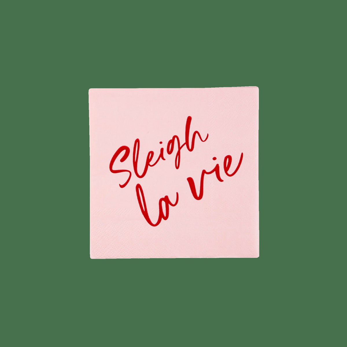 Sleigh La Vie Cocktail Napkins